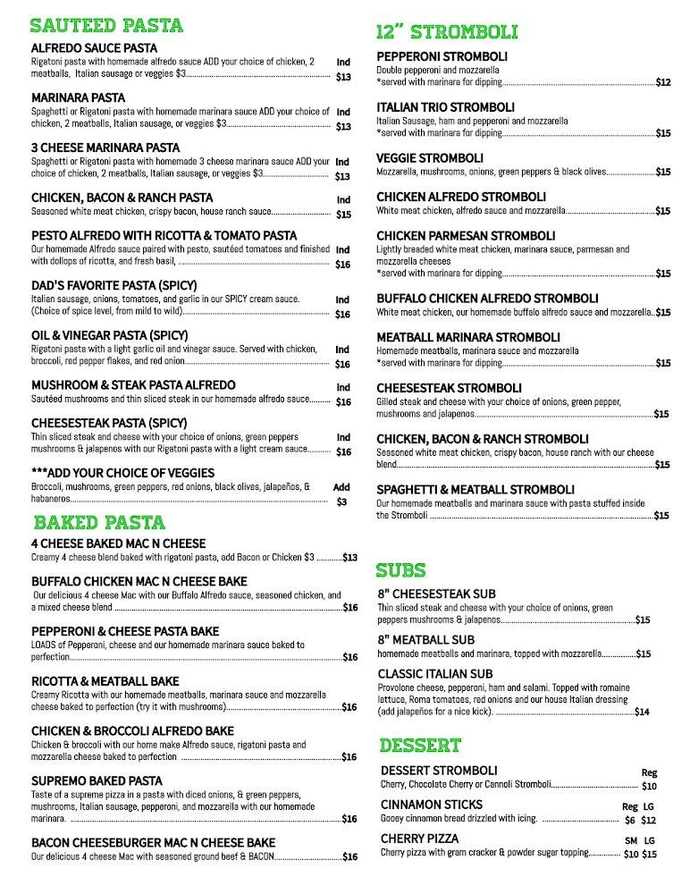 Angry Italian Menu image 1
